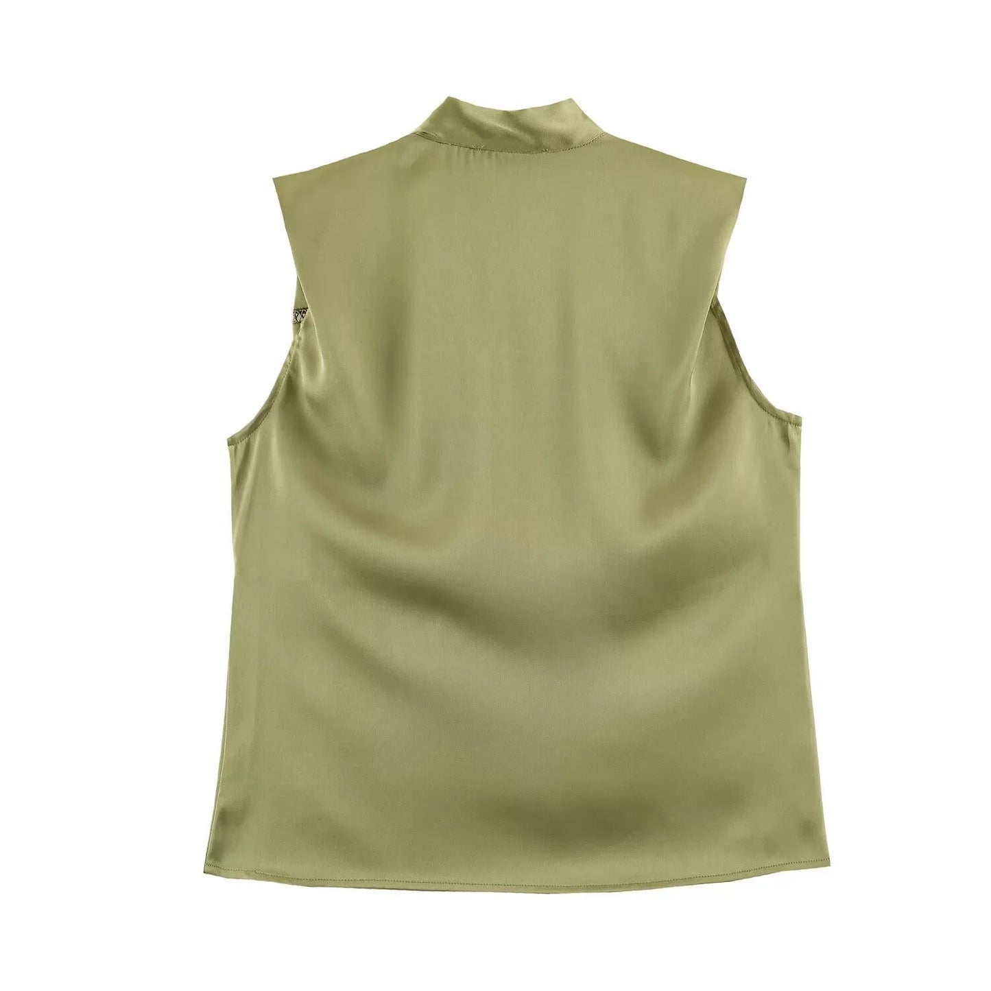 Women Green Sleeveless Blouse